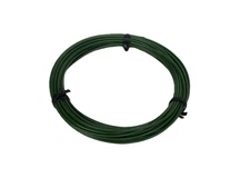 GREEN Vinyl Coated Wire Rope Cable,1/16 - 3/32, 7x7, 50 ft Coil