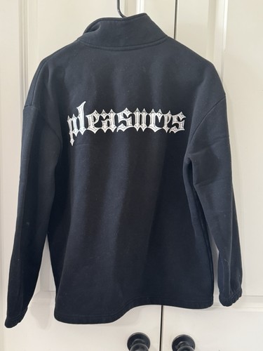 Pleasures Harmony Pullover mit Viertelreißverschluss Gr. Small schwarz - Bild 5 von 5