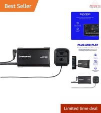Satellite Radio Tuner Compatible with Car Audio Systems Aux Connect Black