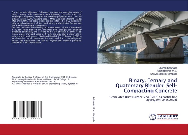 Binary, Ternary And Quaternary Blended Self-Compacting Concrete Saduwale (U. A.)-image