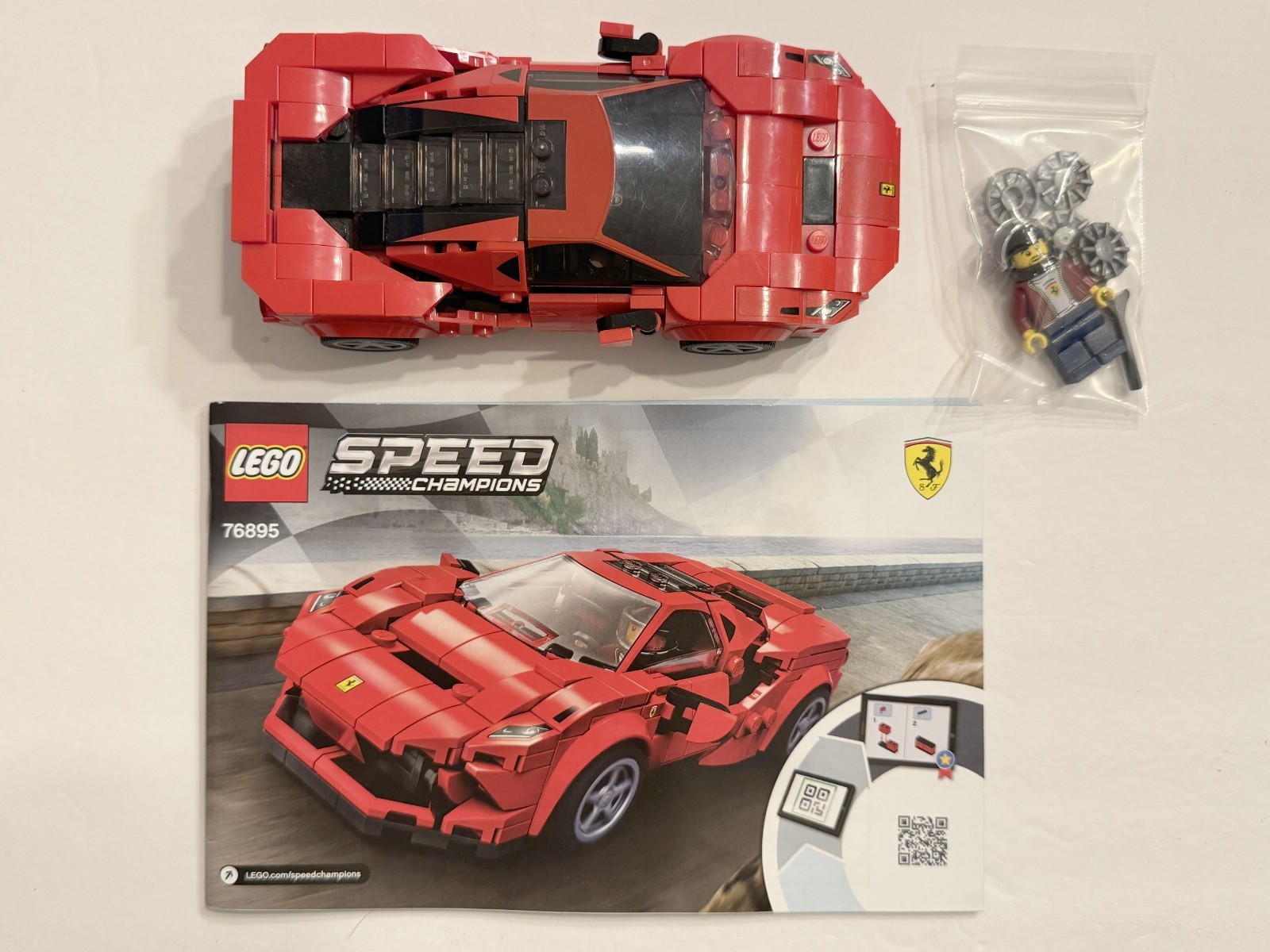 Lego Speed Champions 76895 - Ferrari F8 Tributo - Retired, 100% Complete