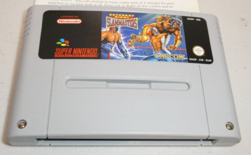 saturday night slammasters snes game super nintendo PAL EUR COMPLETE RARE - Bild 2 von 11