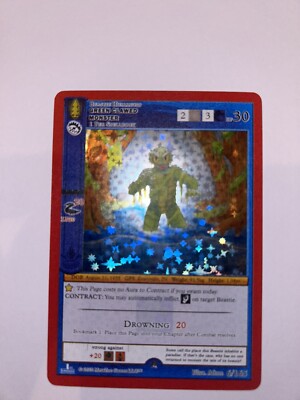 MetaZoo CCG Wilderness | Green Clawed Monster 6/165 | Full Holo | 1st Edition