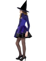 Teen Stripe Dark Fairy Costume, Purple & Black, Halloween Fancy Dress, Teen 13+ Teen Stripe Dark Fairy Costume, Purple & Black, Halloween Fancy Dress, Teen 13+