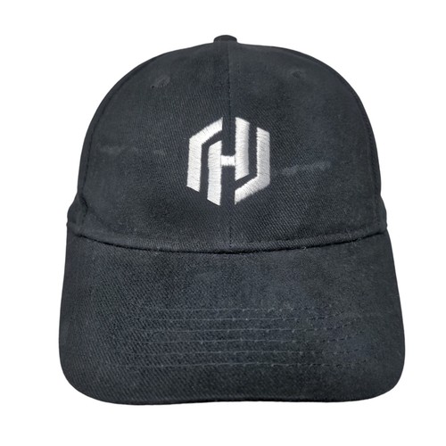 Hashi Corp Slideback Hat Black One Size Adjustable Embroidered Port & Company