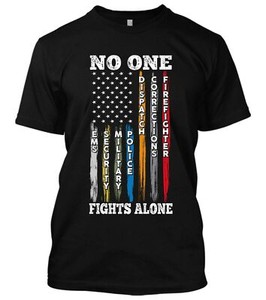 No One Fights Alone Police Military 