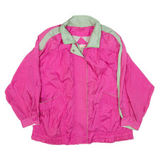 Fleet Street Shell Jacket Pink Nylon Womens M