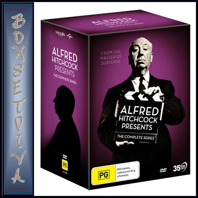 ALFRED HITCHCOCK PRESENTS  -THE COMPLETE SERIES - DVD 35 DISCS BRAND NEW AU R4