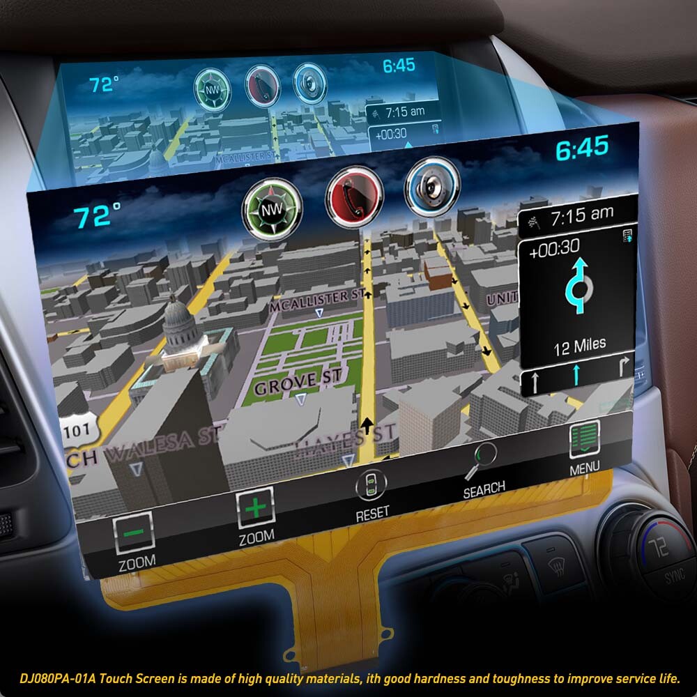 REPLACEMENT Radio Touch-Screen GLASS Digitizer LCD For Chevy GMC 15-18 MYLINK - Foto 9