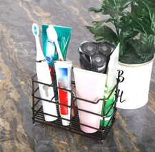 Toothbrush, Paste Holder Bronze 2 Packs Stainless Steel