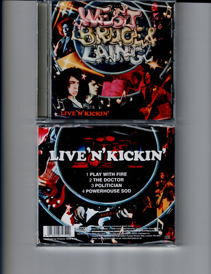 WEST BRUCE & LAING - ALIVE N KICKIN (CD 2008) NEW *4 TRACKS