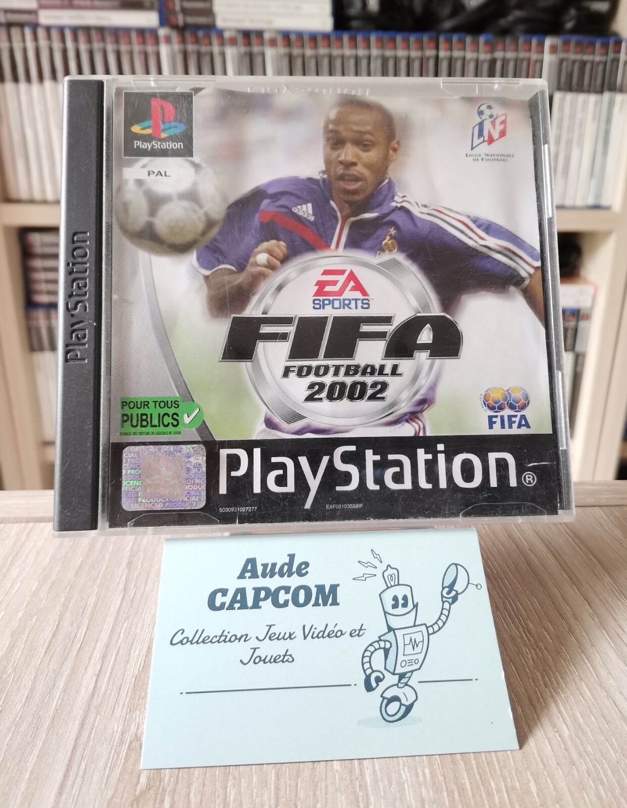 Sony Playstation 1 PS1 Jeu Fifa Football 2002 Complet PAL Fr