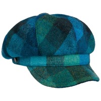Lierys John Hanly Wool Check BallonmüTze SchirmmüTze SchildmüTze Baker-Boy-MüTze