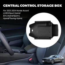 For 2023-2025 Honda Accord black Center Console Armrest Storage Box Accessories