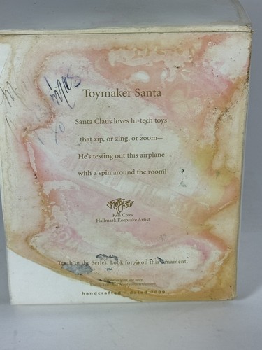 Grembiule Hallmark Keepsake Toymaker Babbo Natale Tan Ornamento 2007 - Foto 7 di 7