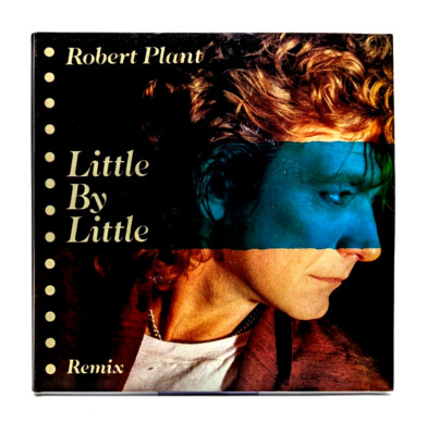 Robert Plant Little By Little Remix 1985 2x7 Inch Gatefold Poster Tested Graded