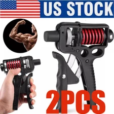 Hand Grip Forearm Power Strengthener Strength Gripper Finger Exerciser Trainer