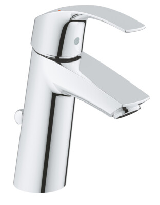 GROHE Eurosmart Waschbecken Armatur mit Ablaufgarnitur M-Size chrom Bad 23322001