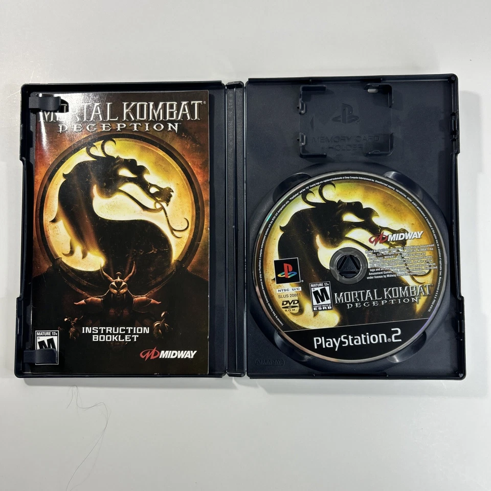 Mortal Kombat: Deception Sony PlayStation 2, 2004 PS2 Complete CIB W Reg Card - Image 2 of 4