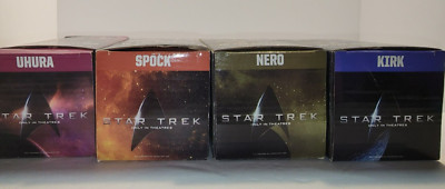 STAR TREK 2008 BURGER KING COLLECTIBLE GLASSES NEW COMPLETE SET OF 4