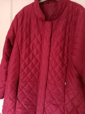 Ladies Red Tigi Zipped Jacket Size 18/20 With Zipped Pockets