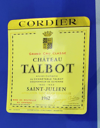 chateau talbot labels: 1961, 1962, 1964, 1966, 1968,1970,1973, 1976, 1977, 1978 - Picture 4 of 10