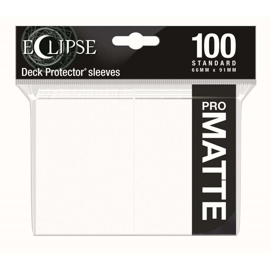 Ultra Pro: Eclipse Matte Standard Обложки: арктический белый 100 карат.