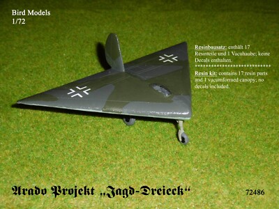 Arado Project ''Hunting Triangle'' 1/72 Bird Models Resin Kit / Resin kit