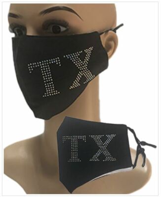 Texas Flag Face Mask Adjustable Reusable