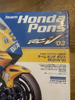 ★★タミヤ 1/12 ホンダ　RC211V '03Team Honda Pons Tamiya 1/12 Scale Motorcycle 14095 No. 95 Team Honda Pons