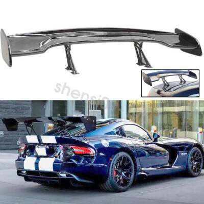 Gloss Black Racing Rear Trunk Spoiler GT Wing Lid For Dodge Viper SRT GTC GT