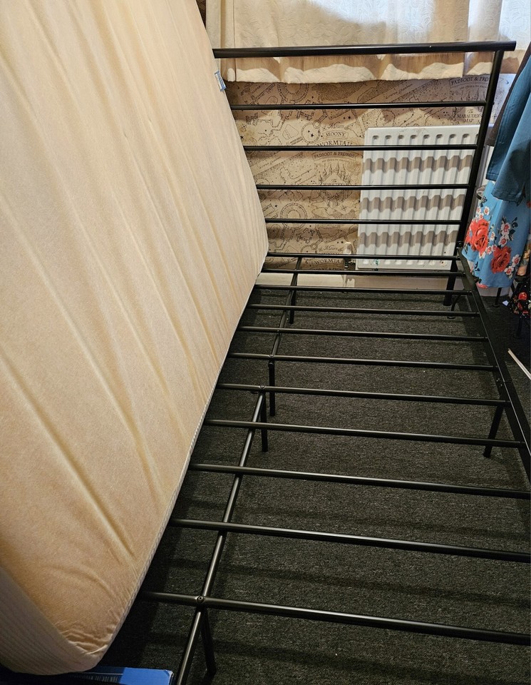 double bed with mattress used eBay