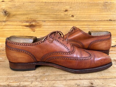 Crockett & Jones DRUMMOND Brogue Brown Leather Dress Shoes Crockett & Jones DRUMMOND Brogue Brown Leather Dress Shoes