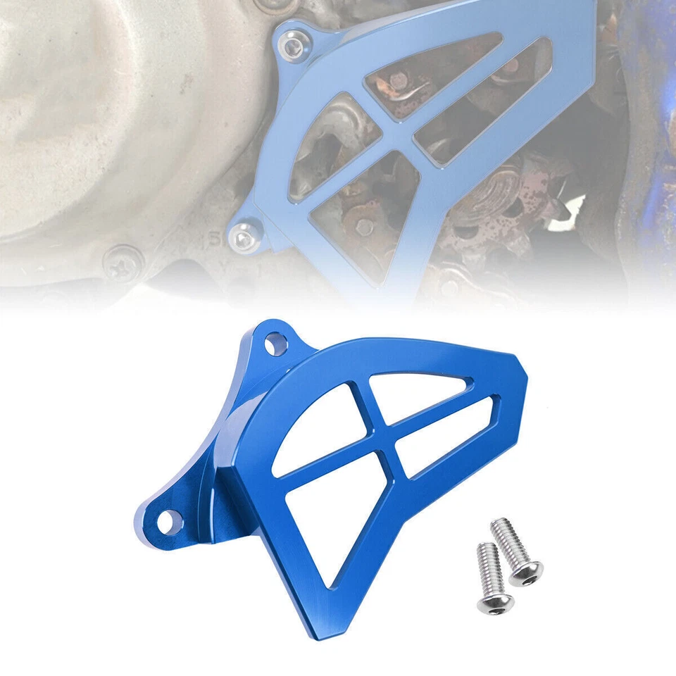 CNC Aluminum Sprocket Guard Cover Blue for Yamaha YZ125 1993-2004 Protect USA Foto 3 de 4