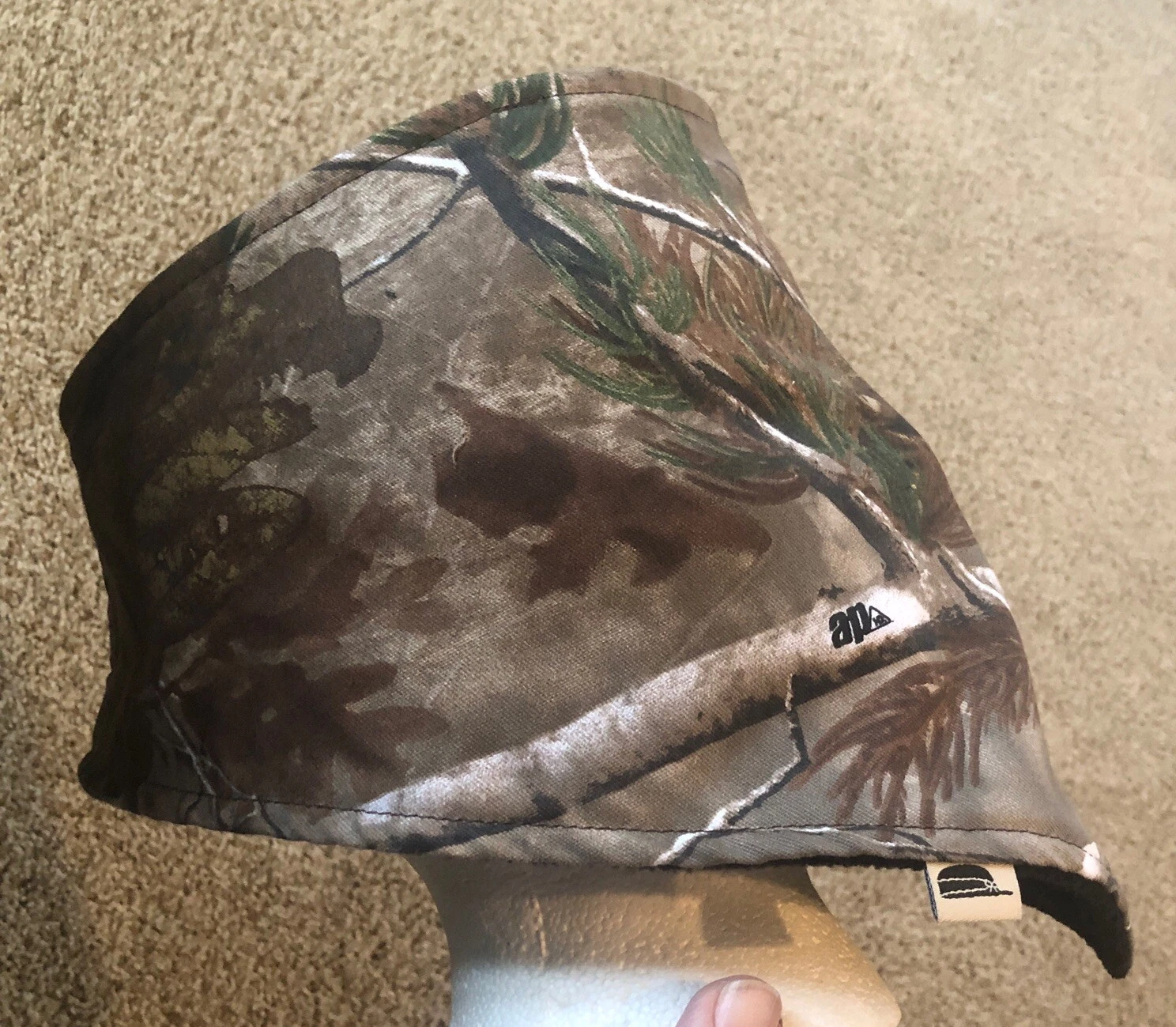 The SK Neck Warmer by Stormy Kromer soft polyester fleece AP Camouflage Made USA