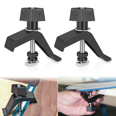 2-Pack KMA7520 Universal Track Clamps For Accu-Cut, Kreg Clamp Trak