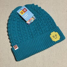 New Toddler LEGO Minifigure Patch Beanie Hat LEGO Collection x Target Teal Green
