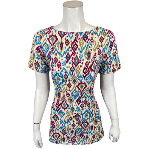 Flare Knit Tunics Berry Ikat X 