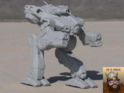 MAD-3R Marauder  Alternate Model For Battletech 6mm-10mm-15mm Scales
