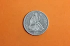 1858-Seated Liberty Half Dol. #P03514