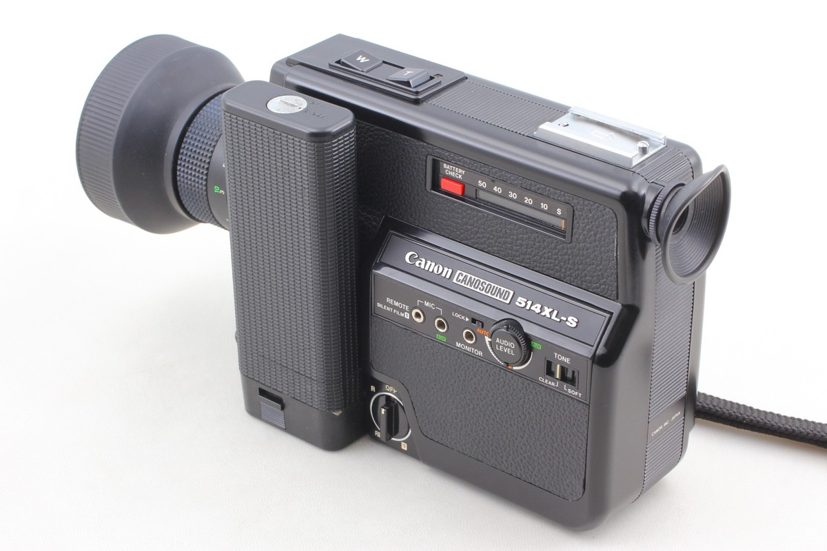 24fps All Works [MINT w/ Hood] Canon 514XL-S Super 8 8mm Movie