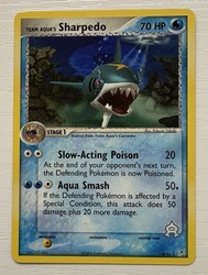 Team Aqua's Sharpedo 18/95 EX Team Magma vs Team Aqua