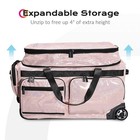 Byootique Dance Competition Bag with Wheels Dance Suitcase Travel Duffle FA Rose — photo 3