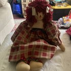 Vintage Raggedy Ann Doll Hand Made By Peggy Stokes 1996 Signed. — photo 2
