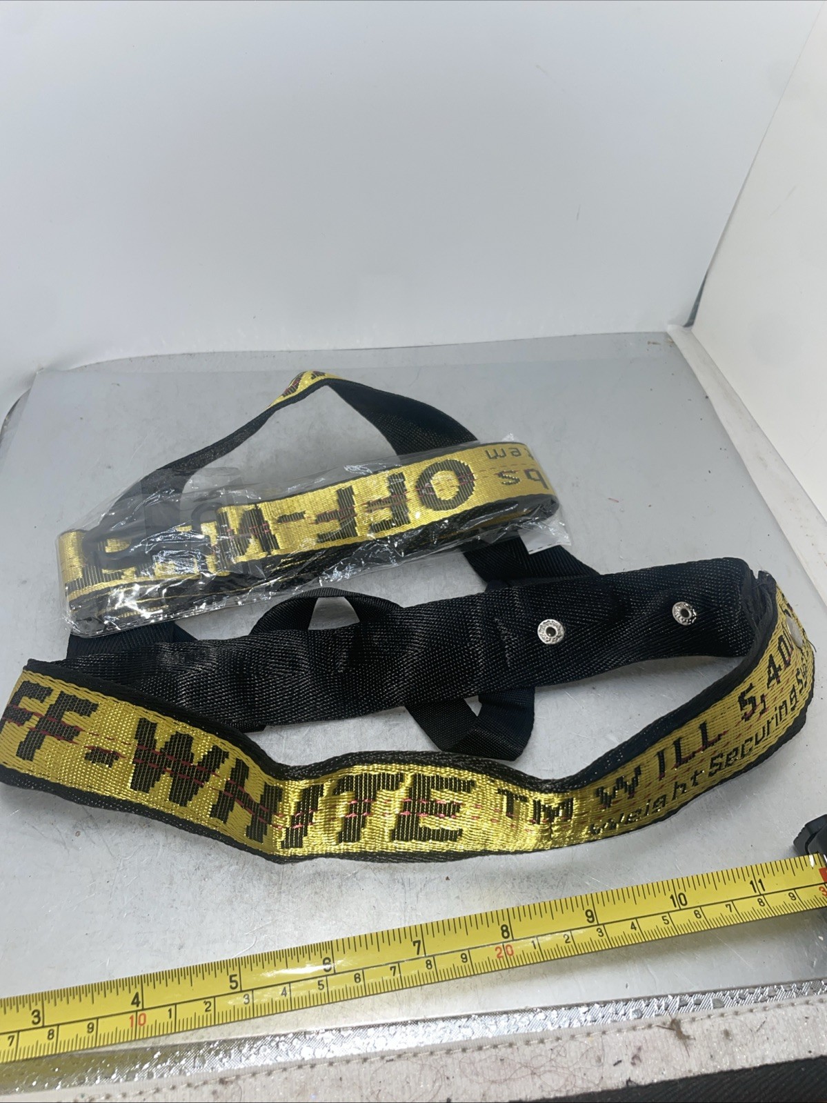 Off-White Weight Securing System Yellow Black Ind… - image 1