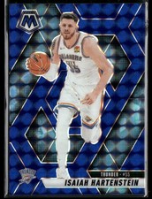 2024-25 Panini Mosaic #122 Isaiah Hartenstein Blue Mosaic #/199 Thunder