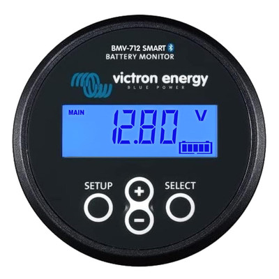 BMV-712 Smart Battery Monitor with Shunt - 6.5-70 VDC - Display and Bluetooth - 