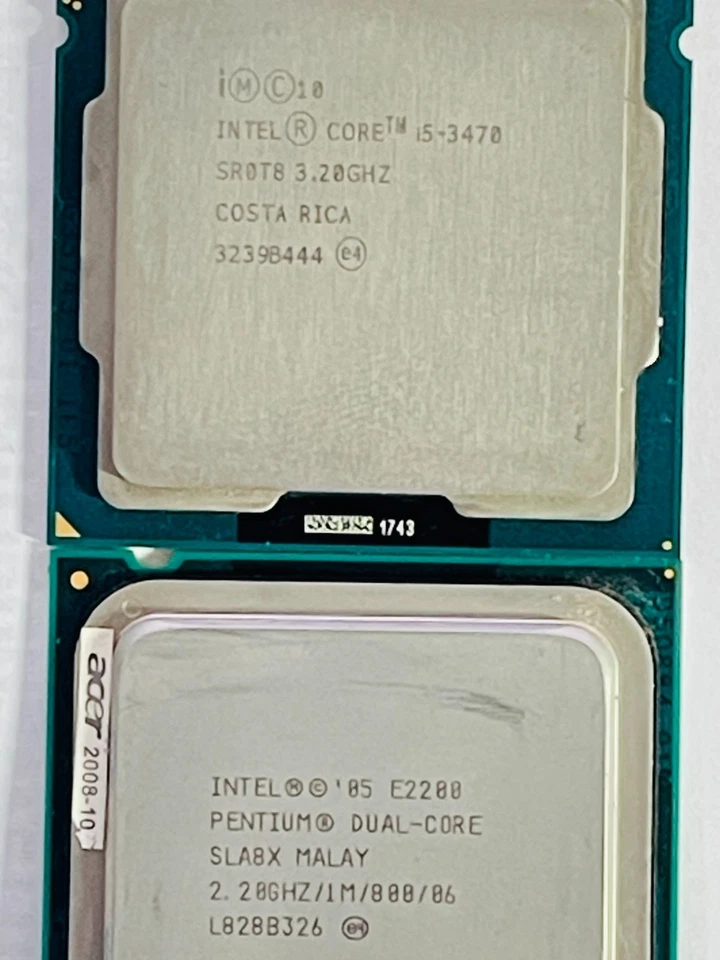 Intel i5-3470 & E2200 CPUs + Mixed RAM & WiFi Cards Lot - DDR3 DDR4 DDR2 DDR1 - Image 3 of 3