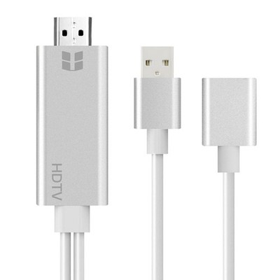 Cable adaptador Onten 7562 USB hembra a teléfono HDMI a HDTV para iPhone/Android