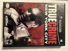 True Crime New York City (Nintendo GameCube, 2005) W/Manual